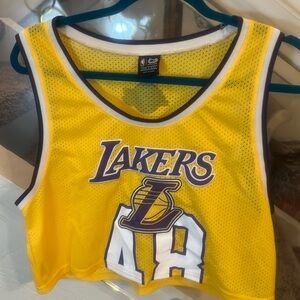 Cropped Lakers jersey size L